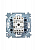 Переключатель 1-кл. СП Levit IP20 сер./бел. ABB 2CHH590645A6016