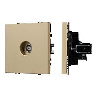 Механизм телевизионной розетки SCT-NOBE-MTV1-SFPL-GD зол. песок Arlight 054294