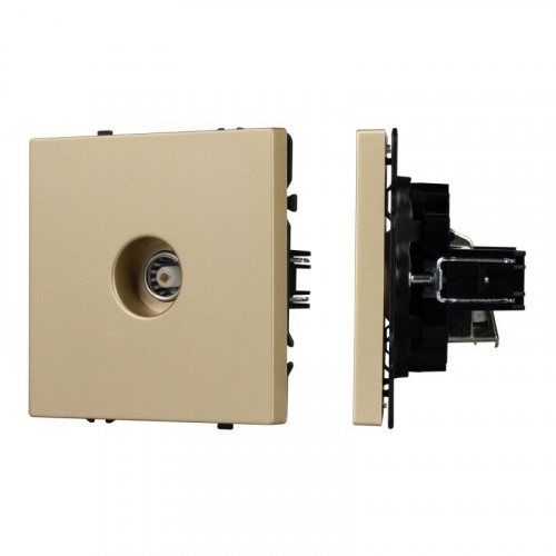 Механизм телевизионной розетки SCT-NOBE-MTV1-SFPL-GD зол. песок Arlight 054294