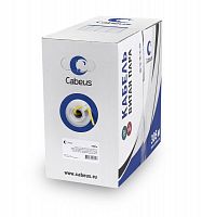 Кабель витая пара U/UTP кат.5E 4х2х24AWG solid PVC нг(А)-LS UTP-4P-Cat.5e-SOLID-YL желт. (уп.305м) Cabeus 7251c