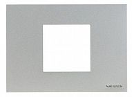 Рамка 2мод. Zenit итал. станд. серебристый ABB 2CLA247200N1301