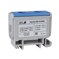 Клемма вводная силовая OptiClip КВС 6-50 син. КЭАЗ 351040