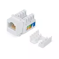 Вставка Keystone Jack RJ45 кат.5E неэкранир. WR-KJ-RJ45-C5E-90 90град. заделка тип 110 бел. WRline 505212