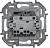 Выключатель 2-кл. Inspiria 10А IP20 250В 10AX механизм антрацит IEK 673623