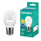 Лампа светодиодная LED10-G45/865/E27 10Вт шар матовая 6500К холод. бел. E27 220В Camelion 13570