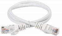 Патч-корд кат.5E UTP 5м бел. ITK PC08-C5EU-5M