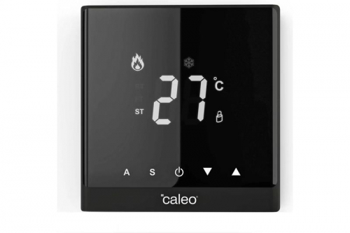 Терморегулятор C732 встраиваемый цифровой 3.5кВт черн. CALEO 0К-00000781