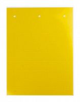 Табличка полужесткая клейкое основание ПВХ-0.5 желт. DKC TAS2715AY