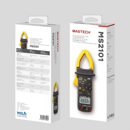 Клещи токоизмерительные MS-2101 Mastech 13-1308 фото 6