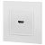 Розетка 1-м СП Elegance 14-3114-01М HDMI бел. матов. Эра Б0065776