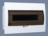 Корпус встраиваемый ЩРВ-П-18 25х40х10 18мод. IP41 пластик. DEKraft 31005DEK