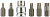 Набор бит дюймSPLINEдюйм CrV (уп.6шт) FIT 57846