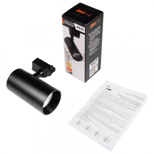 Светильник светодиодный трековый PTR 0740 40Вт 3000К IP40 24град. BL черн. Pro JazzWay 5018648 фото 10