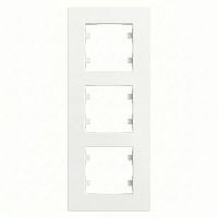 Рамка 3-м вертикальная Karea RIZZ бел. Makel 88001708