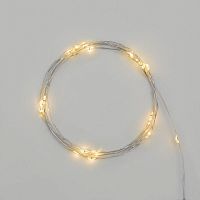 Гирлянда светодиодная "Роса" 2м 20LED тепл. бел. IP20 2хCR2032 (в комплекте) Neon-Night 303-006