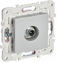 Розетка телевизионная проходная TV SKANDY SK-A17S серебр. IEK SK-A10-P-K23