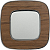 Рамка 1-м Valena Allure универсальная орех Leg 754461