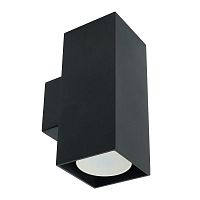 Светильник ML1740 35Вт 2хGU10 230В настен. черн. FERON 48427