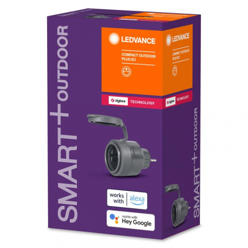 Розетка SMART ZigBee COMPACT OUTDOOR PLUG Max 16A 220-240В LEDVANCE 4058075570931 фото 3