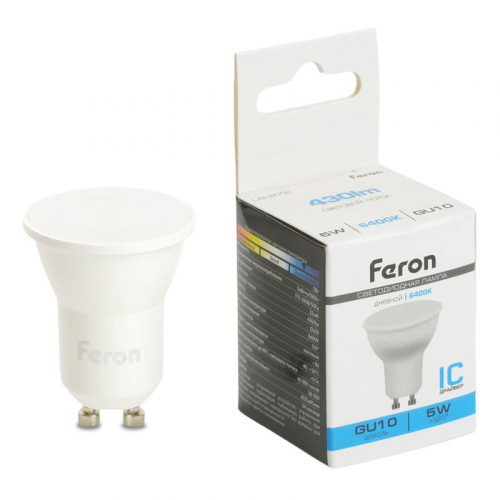 Лампа светодиодная LB-272 5Вт MR11 6400К GU10 230В FERON 51223