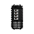 Диммер кнопочный модульный 1мод. для LED ламп Avanti "Черный матовый" DKC 4412341
