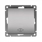 Переключатель перекрестный 1-кл. СП Афина 10А IP20 механизм серебро UNIVersal A0024-S