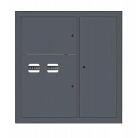 Щит этажный 2кв. RAL7016 (1000х950х150) PROxima EKF mb29-v-2-ral7016