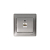 Розетка компьютерная 1-м Glossa RJ45 кат.5E механизм платина SE GSL001281K
