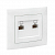 Розетка компьютерная 2-м СП Валенсия RJ45 бел. PROxima EKF EWK02-035-10