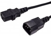 Кабель питания С13-C14, 3х1.0, 220В, 10A, 2200 Вт, чёрный, 5 м. Filum FL-PC16-C13-C14-5M