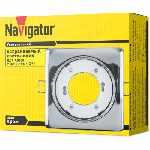 Светильник точечный 14 214 NGX-S2-003-GX53 хром. Navigator 14214 фото 3