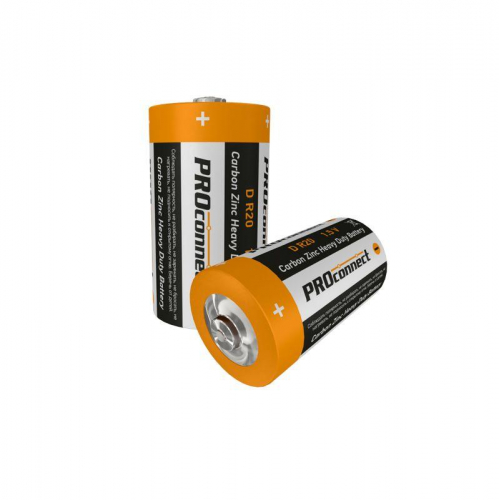 Элемент питания солевой D/R20 (уп.2шт) PROCONNECT 30-0050 фото 3