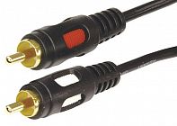 Шнур 2RCA Plug - 2RCA Plug 5м (GOLD) Rexant 17-0146