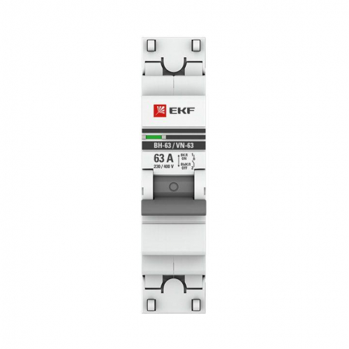 Выключатель нагрузки 1п 63А ВН-63 PROxima EKF SL63-1-63-pro фото 3