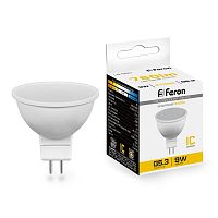 Лампа светодиодная LB-560 9Вт MR16 2700К G5.3 230В FERON 25839