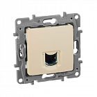 Розетка компьютерная СП Etika RJ45 кат.6 UTP сл. кость IEK 672353