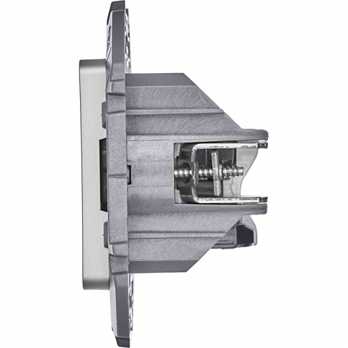 Розетка компьютерная 2-м Inspiria RJ45 кат.6 UTP механизм алюм. IEK 673842 фото 6