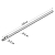 Мачта для антенн алюминиевая 450см телескопическая Rexant 34-0565