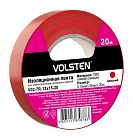 Изолента V02-7R-13х15-20 0.13х15мм (рул.20м) красн. Volsten 9794