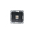 Розетка компьютерная 1-м Glossa RJ45 кат.5E механизм антрацит SE GSL000781K