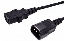 Кабель питания С13-C14, 3х0.75, 220В, 10A, 2200 Вт, чёрный, 1.8м Filum FL-PC10-C13-C14-1.8M