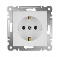 Розетка 1-м с заземл. СП 16А IP20 250В керамика механизм Karea бел. Makel 57001008