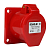 Розетка фланцевая 314 16А 380AC 3P+PE 6ч IP44 КЭАЗ 222758