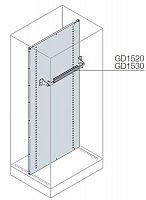 DIN-рейка L600 с кронштейнами 24DIN-мод. ABB GD1520