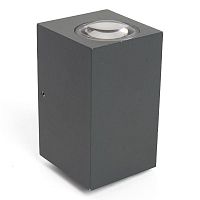 Светильник светодиодный DH055 2х5Вт 4000К 800лм уличный сер. FERON 48488