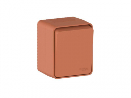 Выключатель 1-кл. ОП AtlasDesign PROFI IP54 10AX терракот. SE ATN547011