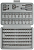 Набор бит 100шт CrV FIT 57859