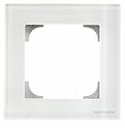 Рамка 1-м Sky стекло бел. ABB 2CLA857100A3001