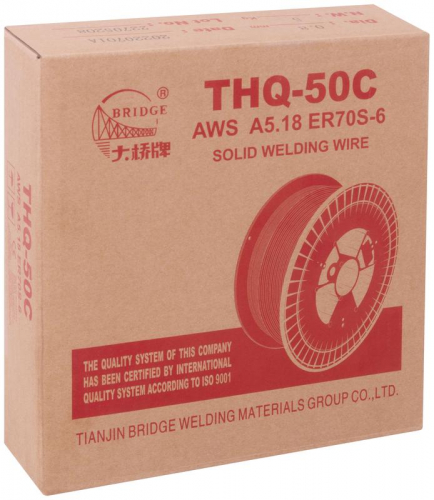 Проволока сварочная омедненная THQ-50C "Bridge" 0.8мм (катушка 5кг) ВRIDGE 81736 фото 3