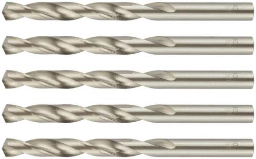 Сверло по металлу HSS полированные 10.0мм (уп.5шт) FIT 33778 фото 4